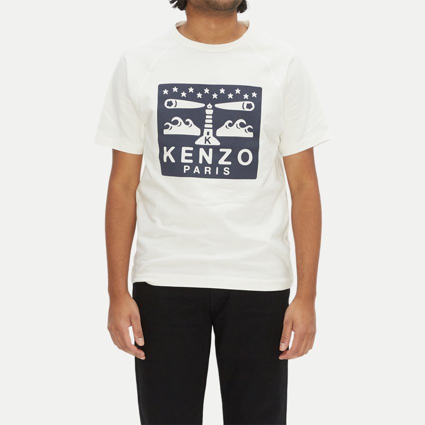 Kenzo T-shirts FD55TS4554SU OFF WHITE